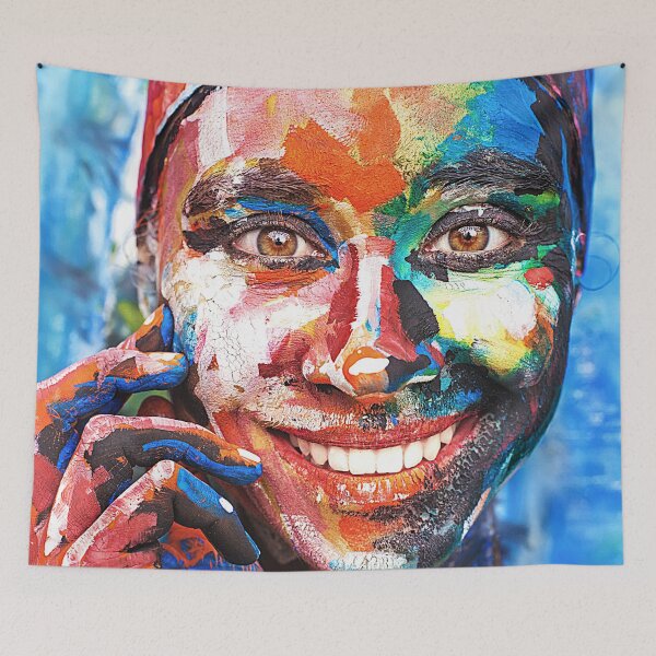 Item preview, Beautiful Colorful Girl Painting Jigsaw Puzzle - Beautiful Art designed and sold by lodarohit.