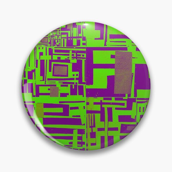 Item preview, Block Collage- Green & Purple designed and sold by Designs By YL.