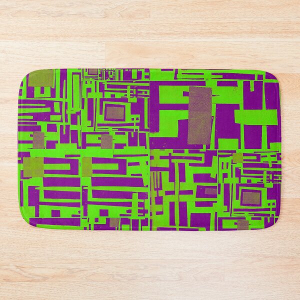 Item preview, Block Collage- Green & Purple designed and sold by Designs By YL.