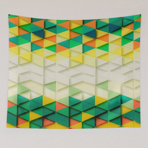 Item preview, Colorful misty Triangle pattern Throw Blankets designed and sold by JD369.