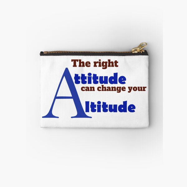 Item preview, the right attitude can change your altitude. designed and sold by AgapeStreetwear.