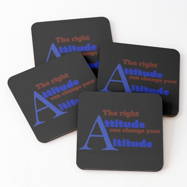 Item preview, the right attitude can change your altitude. designed and sold by AgapeStreetwear.