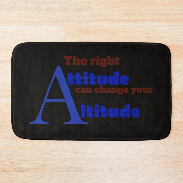 Item preview, the right attitude can change your altitude. designed and sold by AgapeStreetwear.