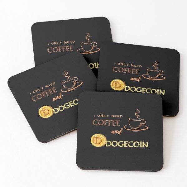 Item preview, Coffee and Dogecoin designed and sold by JoLiShop.