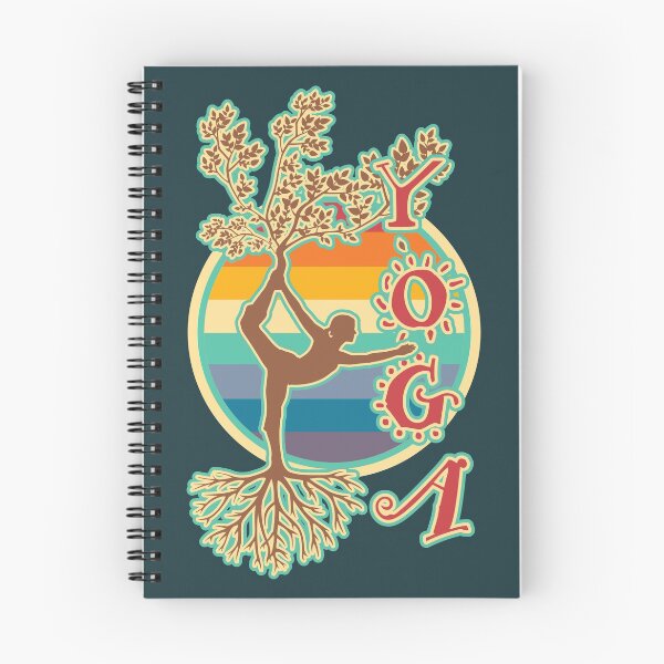 Item preview, Retro Yoga Nature Tree designed and sold by DebiPhillips.