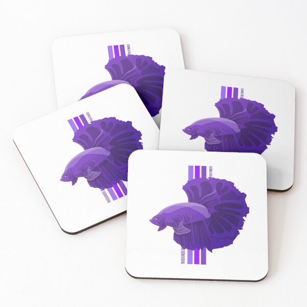 Item preview, Stunning Purple Beta Fish Design  designed and sold by boopsblunt.