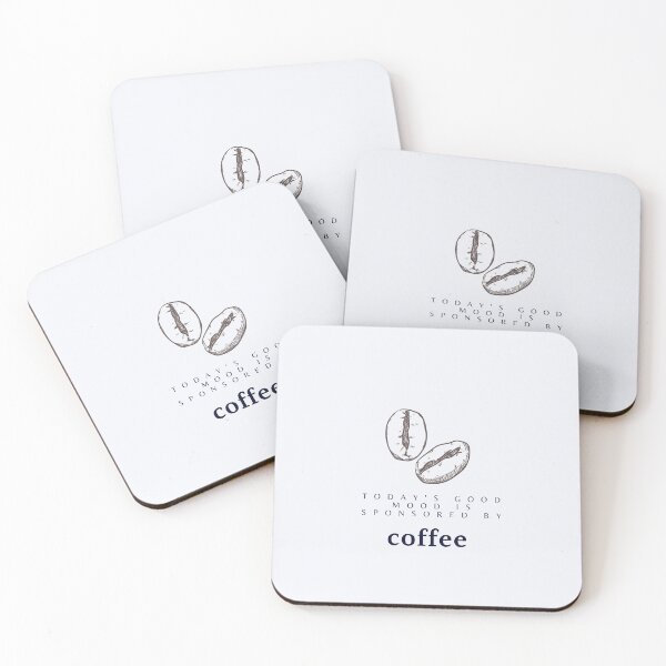 Item preview, Today's Good Mood is Sponsored By Coffee designed and sold by Alexandra Stockin.