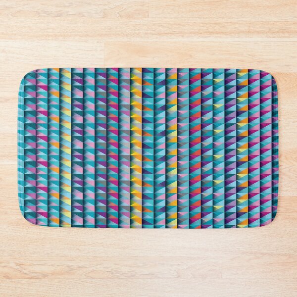 Item preview, Colorful vertical stripe triangle pattern designed and sold by IngaDesign.