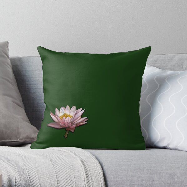 Lotus Throw Pillow