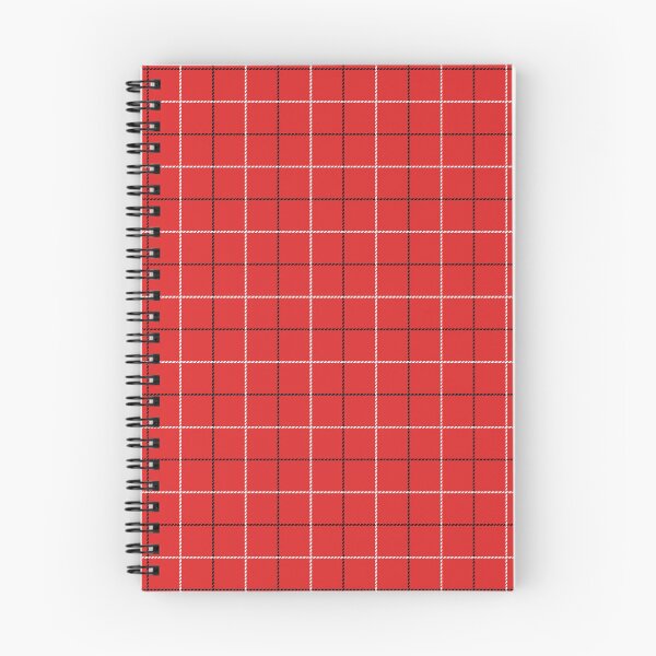 Item preview, Tattersall Windowpane Check Plaid (red/black/white) designed and sold by Design Minds Boutique.
