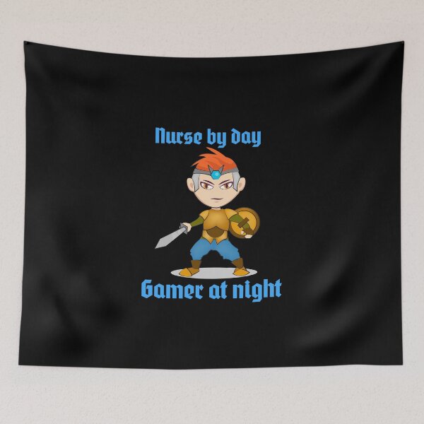 Item preview, Nurse by day gamer by night designed and sold by JustSaiyan1.