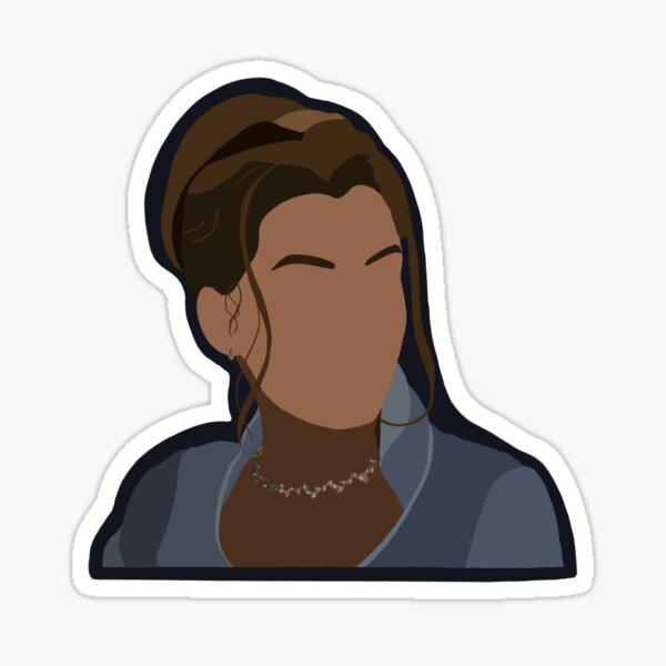 mia at the dinner party Sticker