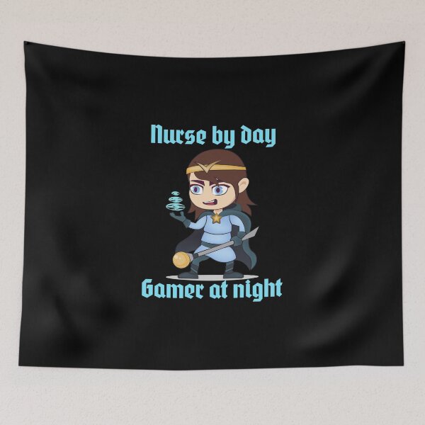 Item preview, Nurse by day gamer by night designed and sold by JustSaiyan1.