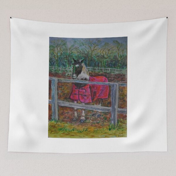 Item preview, Watercolor Sketch - Horse Woody at Linton, Cambridgeshire, UK designed and sold by Igor Pozdnyakov.