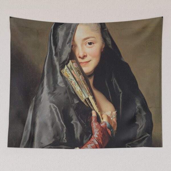 Item preview, The Lady with the Veil (the Artist's Wife) - Alexander Roslin designed and sold by brushandframes.