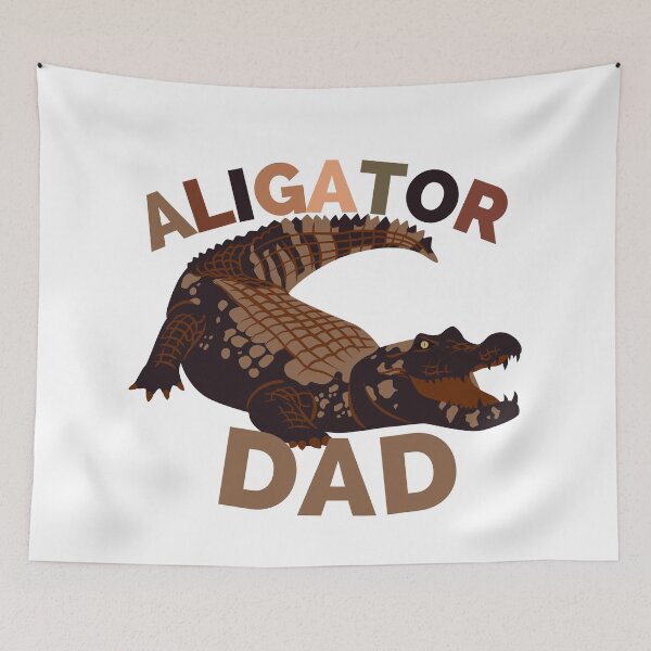 Item preview, ALIGATOR DAD, BROWN TONES, designed and sold by wildwhimsical.