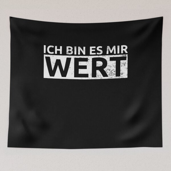 Artikelvorschau, Ich Bin Es Mir Wert Positiv Denken Motivation entworfen und verkauft von leofel.
