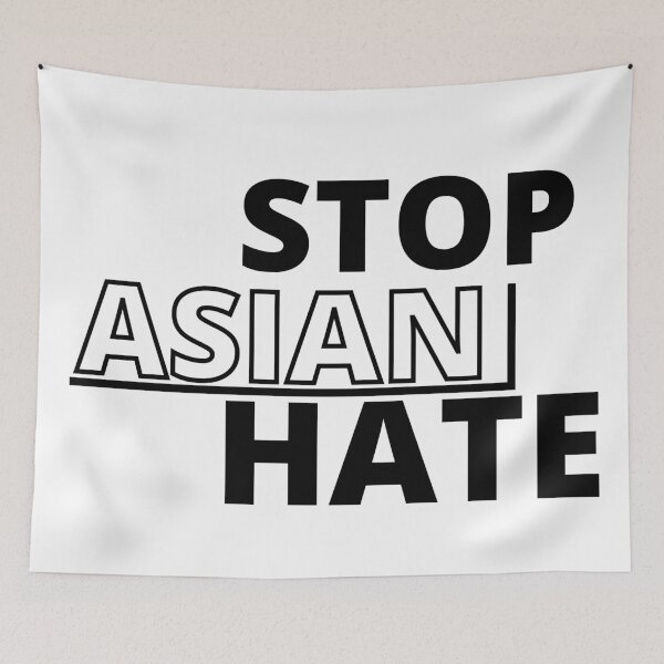 Item preview, STOP ASIAN HATE | AAPI | ASIAN LIVES MATTER | Black Shadow designed and sold by TheTrueOne.