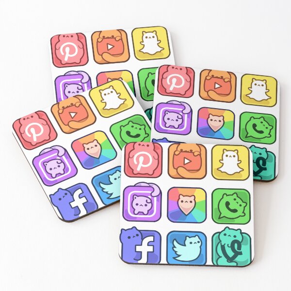 Item preview, Kitty social networks designed and sold by Balerwynyawka.