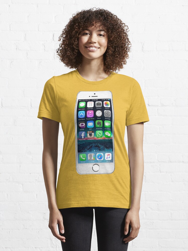 Mobile Phone Smartphone Screen Screen Icon Mobile' Women's T-Shirt