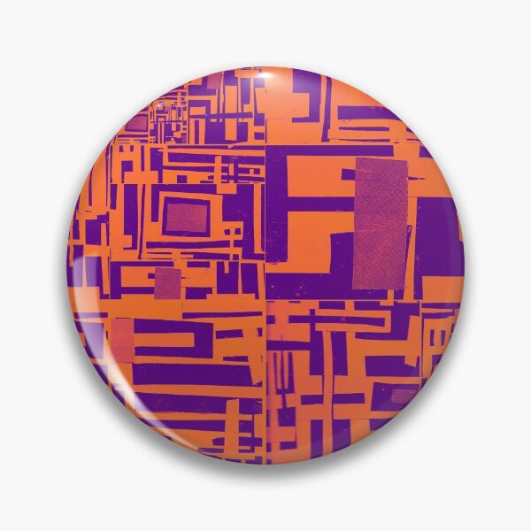 Item preview, Block Collage- Orange & Purple designed and sold by Designs By YL.
