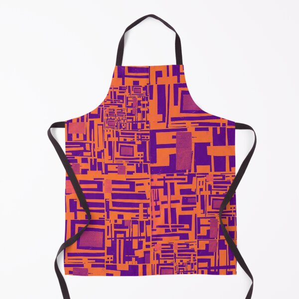 Item preview, Block Collage- Orange & Purple designed and sold by Designs By YL.