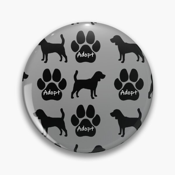 Item preview, Gray dog adoption silhouette designed and sold by ashleymanske.