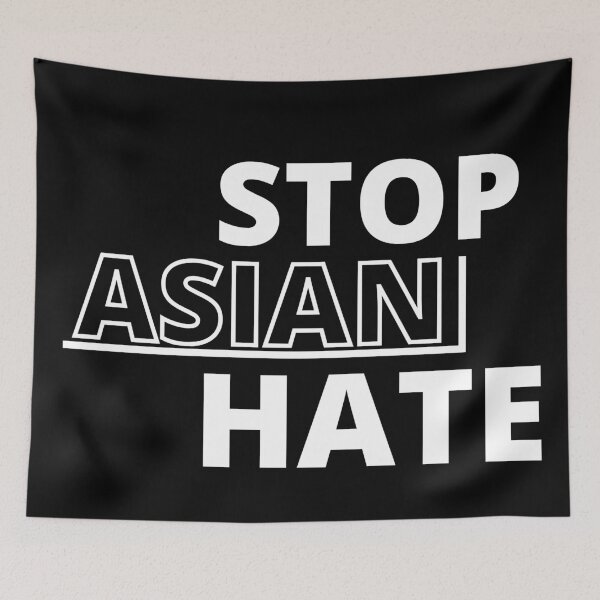 Item preview, STOP ASIAN HATE | AAPI | ASIAN LIVES MATTER | White Shadow designed and sold by TheTrueOne.