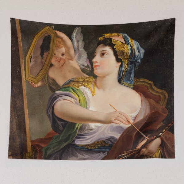 Item preview, Allegory of Painting - Domenico Corvi designed and sold by brushandframes.