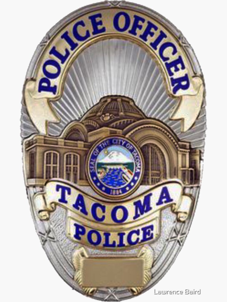 Tacoma Police Badge | Sticker