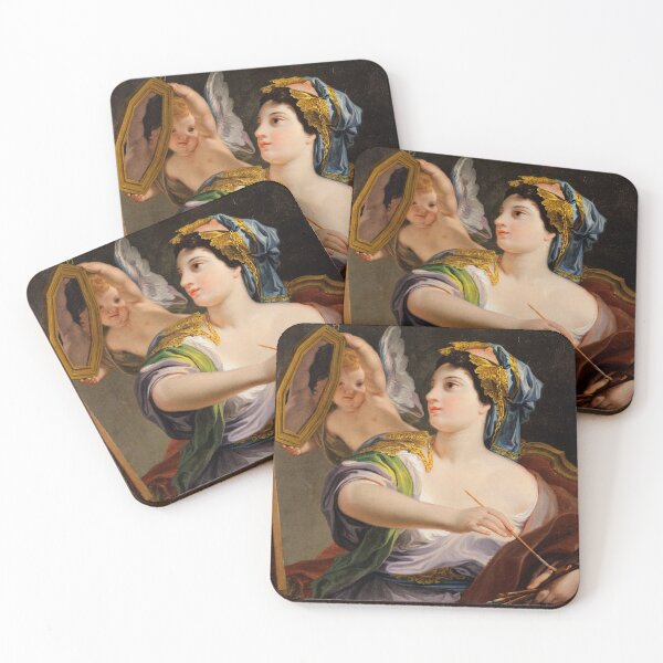 Item preview, Allegory of Painting - Domenico Corvi designed and sold by brushandframes.