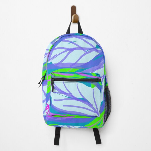 Item preview, Summer Bright blue large leaf designed and sold by Jeanine Handley.