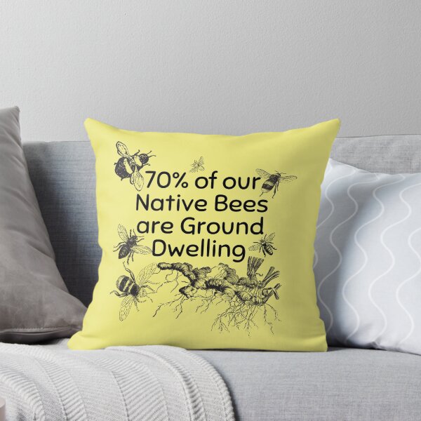 Item preview, 70% Of Our Native Bees Are Ground Dwelling Design  designed and sold by EarthArtDesigns.