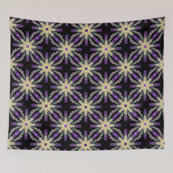 Item preview, Purple yellow and green butterfly pattern abstract  designed and sold by AMSonArt.