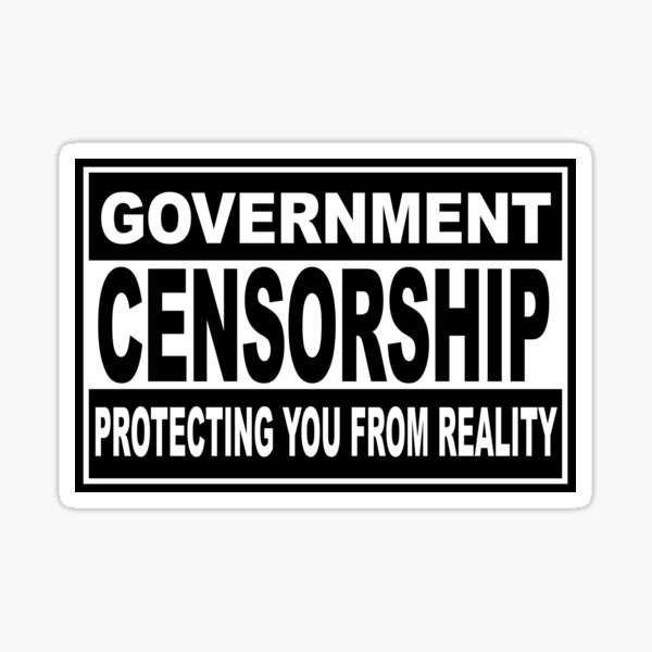 Censorship Stickers Redbubble