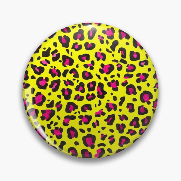 Item preview, Yellow, Bright Pink, and Black Leopard Print designed and sold by Bumblefuzzies.