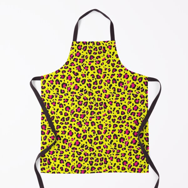 Item preview, Yellow, Bright Pink, and Black Leopard Print designed and sold by Bumblefuzzies.