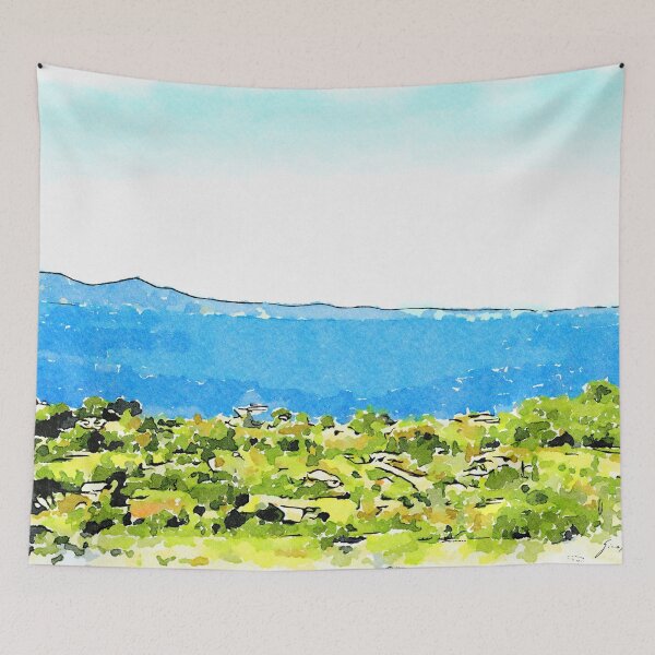 Item preview, Bracciano: landscape with lake designed and sold by Giuseppe Cocco.