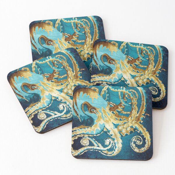 Item preview, Octopus - Texturized Metallic Design designed and sold by JackMoreh.