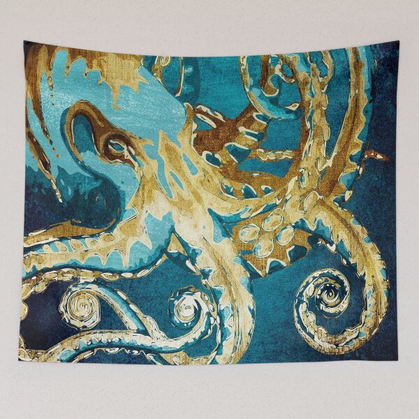Item preview, Octopus - Texturized Metallic Design designed and sold by JackMoreh.
