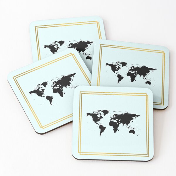 Item preview, Luxury World Map designed and sold by noemptyframes.