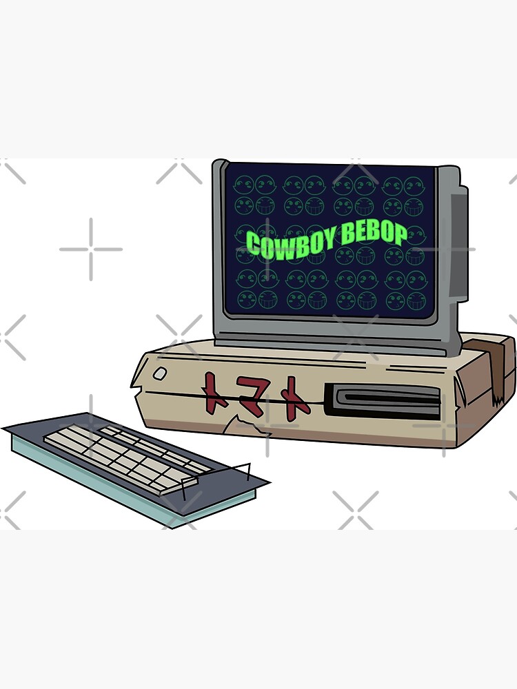 Cowboy Bebop Eds Computer Poster For Sale By Migi Desu Redbubble