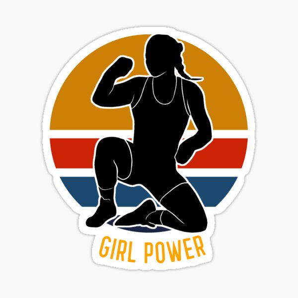 Lady Wrestler Stickers for Sale Redbubble