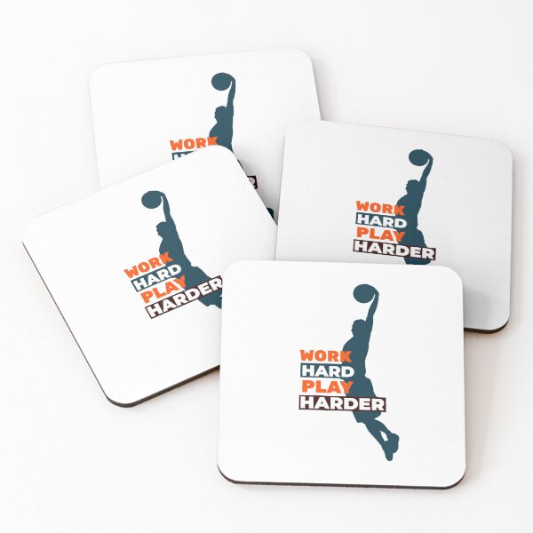 Item preview, Work Hard Play Harder Basketball Player designed and sold by davestees506.