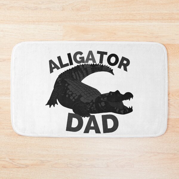 Item preview, ALIGATOR PAPÁ, REPTIL, FAUNA, DIA DEL PADRE, NEGRO, GRIS designed and sold by wildwhimsical.