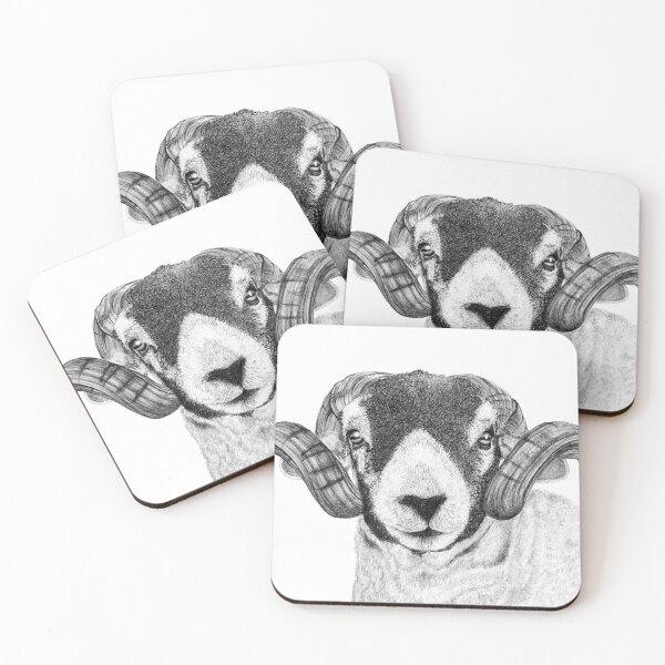 Item preview, John the Sheep designed and sold by sarahgeefineart.
