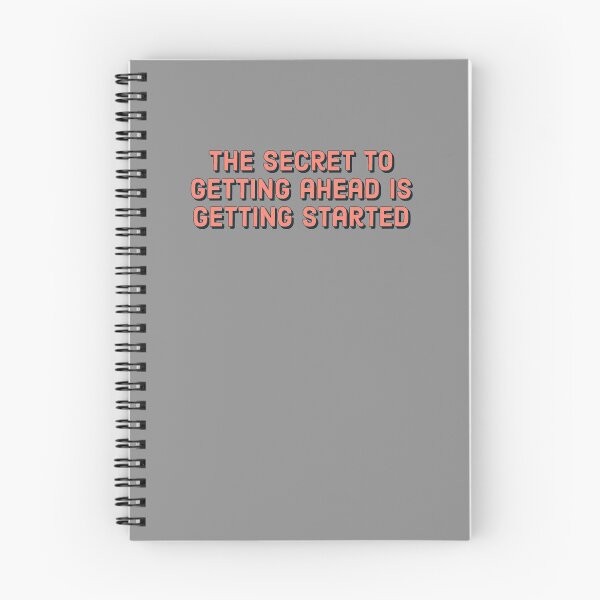 Item preview, The secret to getting ahead is getting started - motivational quote, stop procrastinating designed and sold by Theleochick.