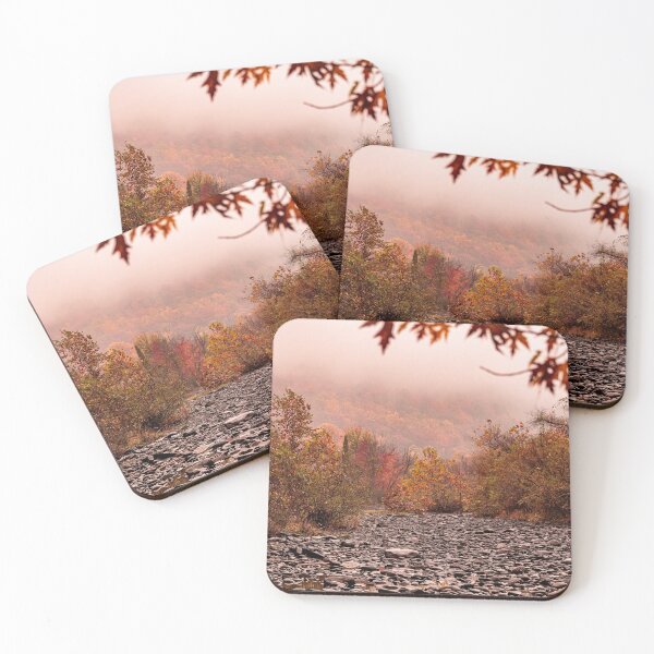 Item preview, Riverbed Lehigh River in Fall designed and sold by BlueMtStudios.