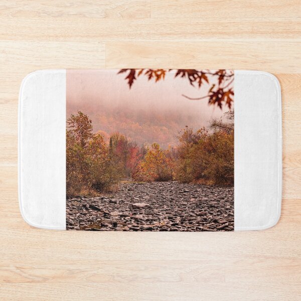 Item preview, Riverbed Lehigh River in Fall designed and sold by BlueMtStudios.