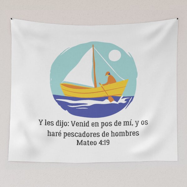 Item preview, Fishers of men. Matthew 4:19 designed and sold by Fe-En-Cristo.